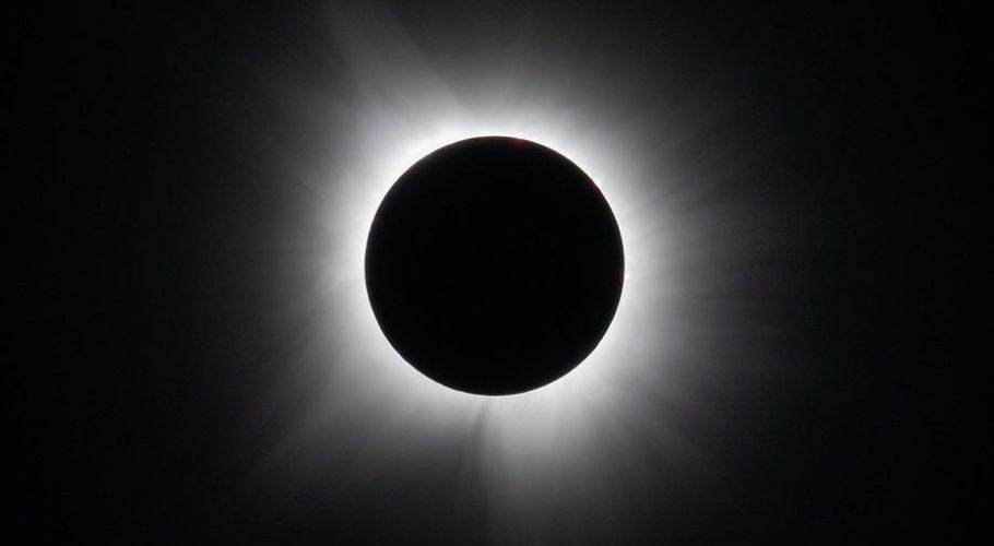 Image of the total solar eclipse in Dallas, Texas, on Monday, April 8, 2024. Credits: NASA/Keegan Barber