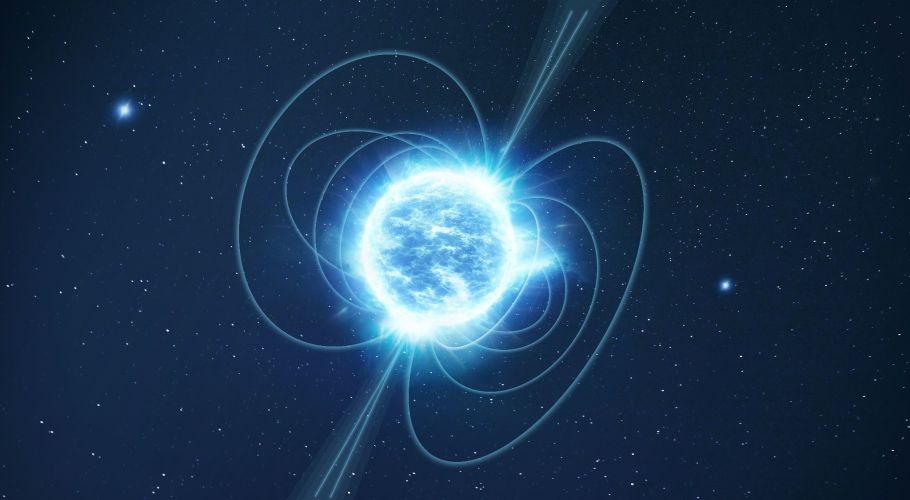 Artist impression of a neutron star. Credits: ESA.