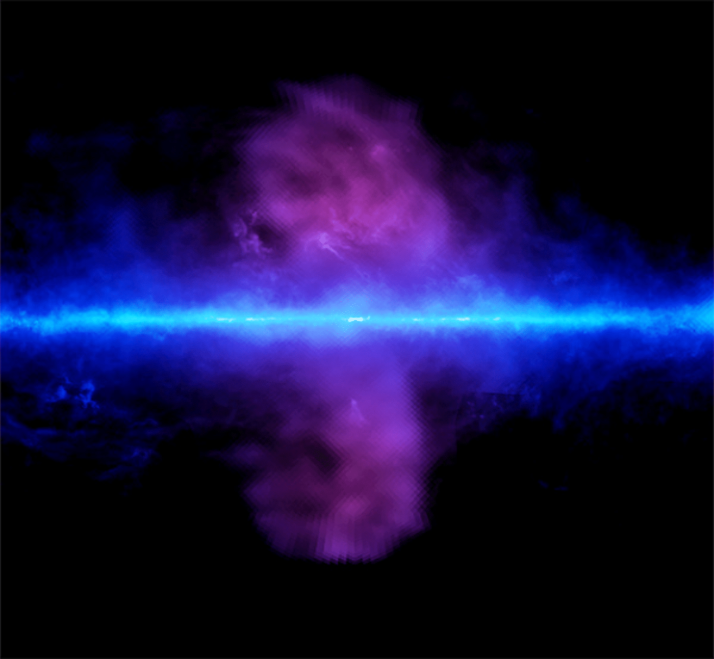 Fermi bubbles.