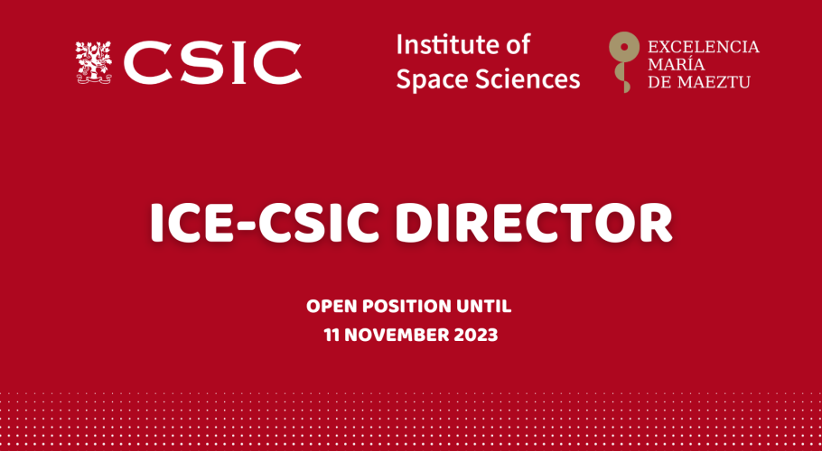 ICE-CSIC seeks a director banner