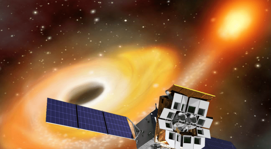 Einstein Probe artist impression. Credits: CAS.