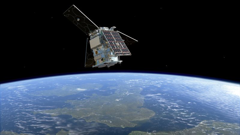 Illustration of HydroGNSS, one of ESA’s new Scout missions being developed within the Earth Observation FutureEO programme.Credits: ESA/Mlabspace