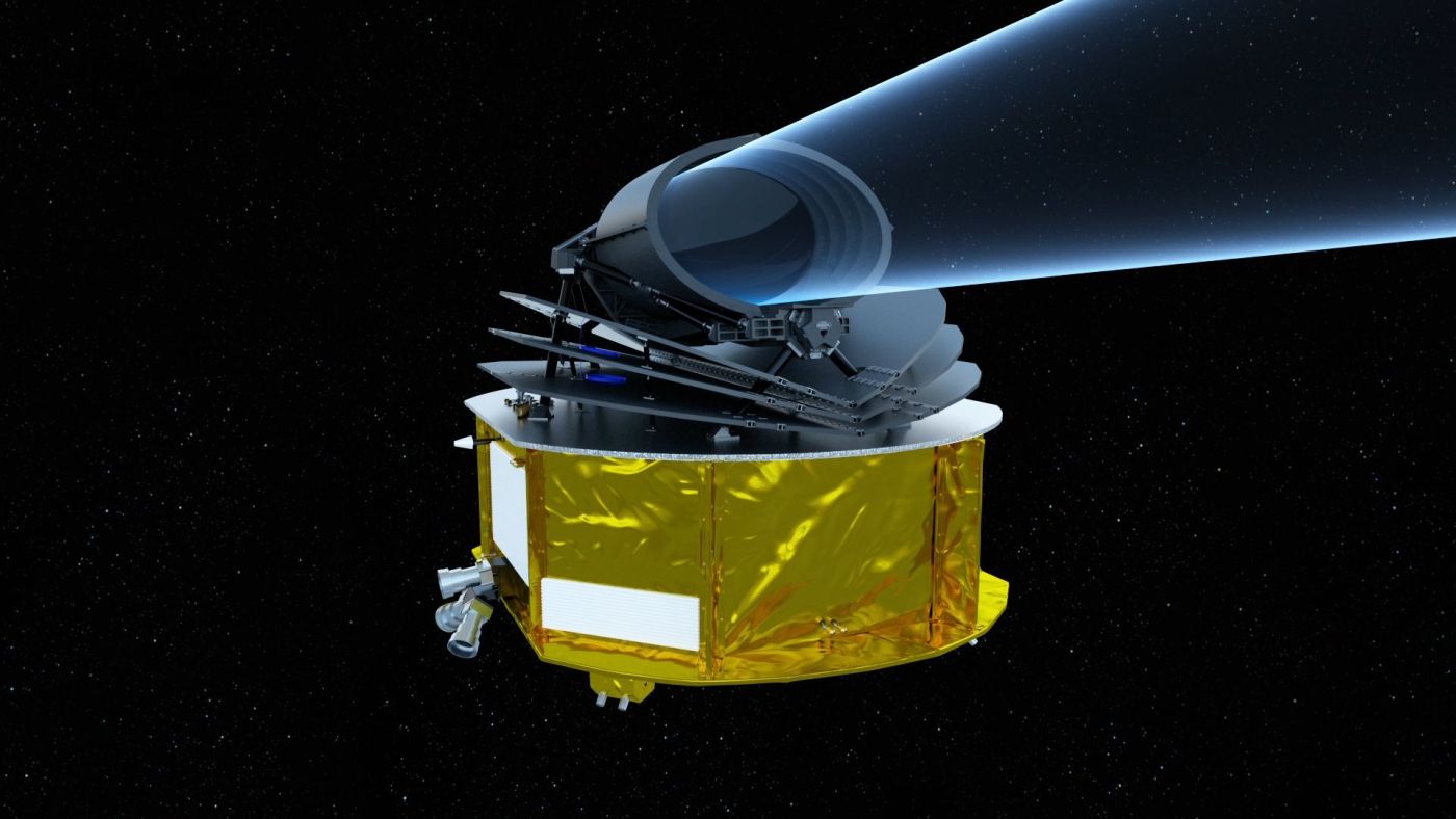 Ariel telescope. Credit: ESA/STFC RAL Space/UCL/UK Space Agency/ ATG Medialab