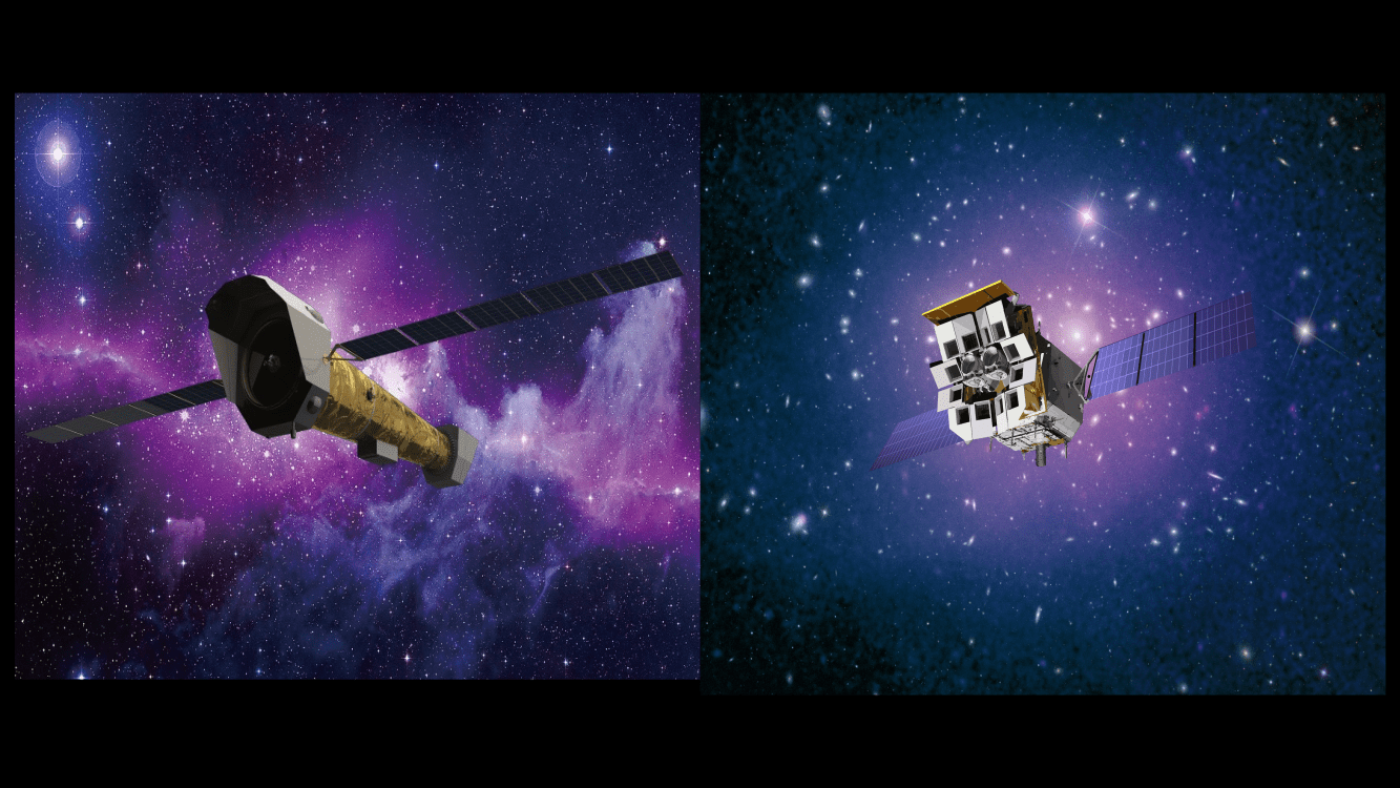 NewAthena (left) and Einstein Probe (Right). Credits: ESA.