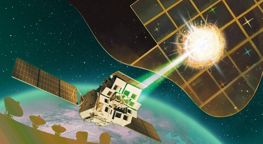 Representation of the Einstein Probe spacecraft. Credits: OPENVERSE/Einstein Probe Science Center.