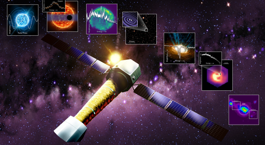 NewAthena, the next-generation large X-ray observatory. Credits: Athena Community Office-ACO.